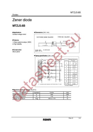 MTZJT-7216B datasheet  